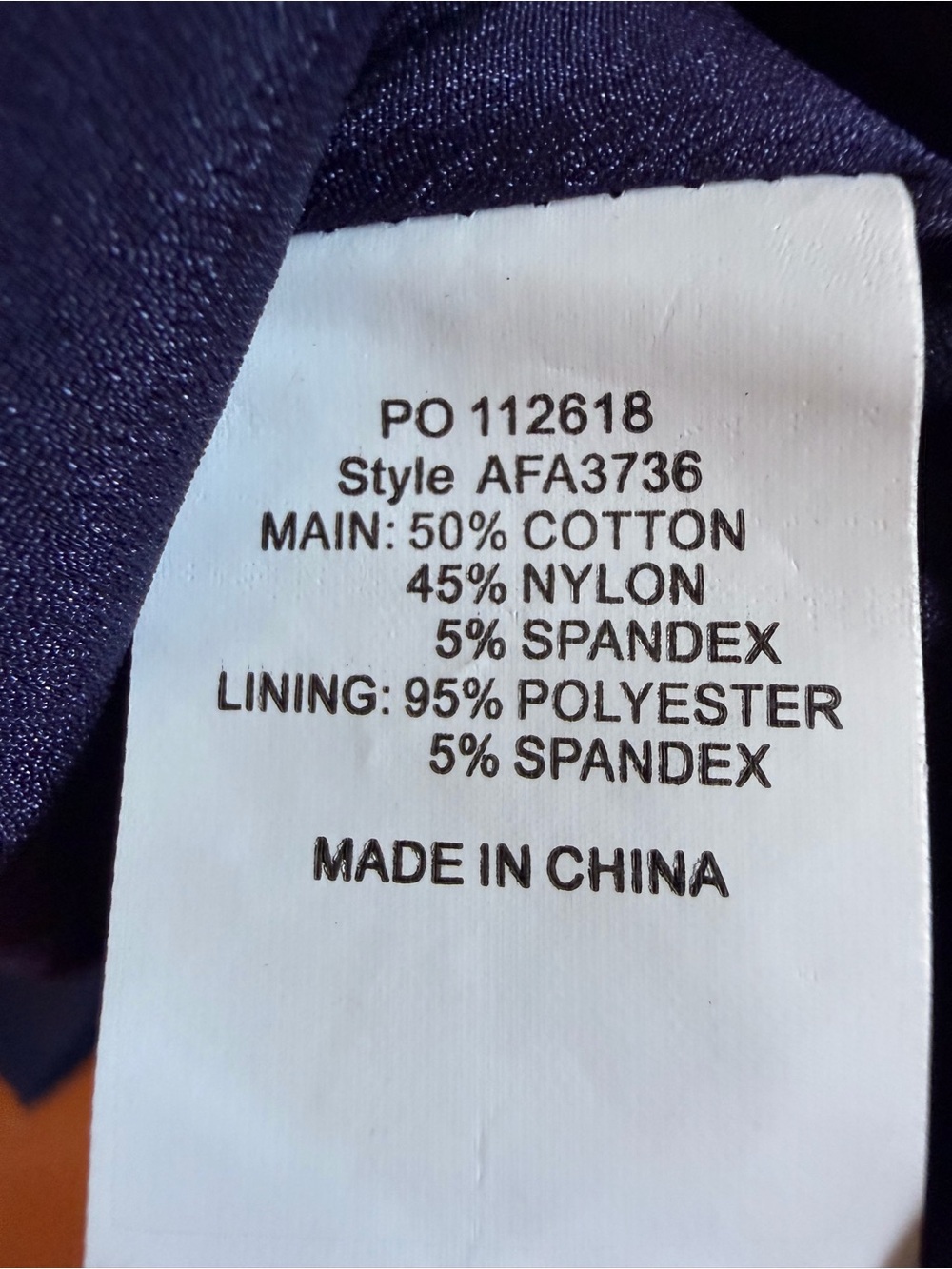 NWT Liza Luxe navy fit & flare dress peacock detail - Picture 7 of 8